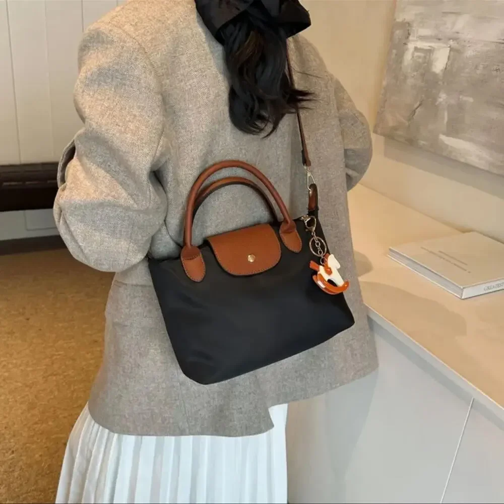 Black and Brown Designer Crossbody Handbag
